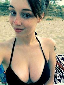Amazing lesbian brunette