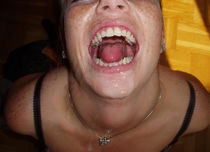 Little screams from busty